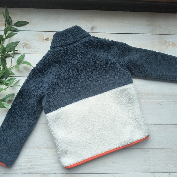 Lake & Trail Toddler Boy Sherpa Lined Sweater Fleece Pullover Color-blocked XS 5 - Picture 5 of 5